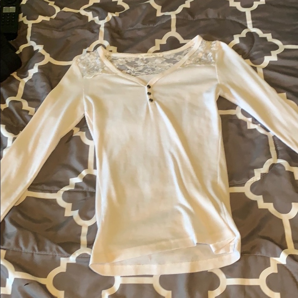 long sleeve lace shirt